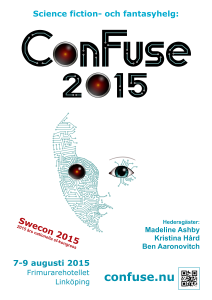 ConFuse Linköping 7-9 augusti 2015